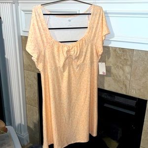 SO flutter sleeve mini dress